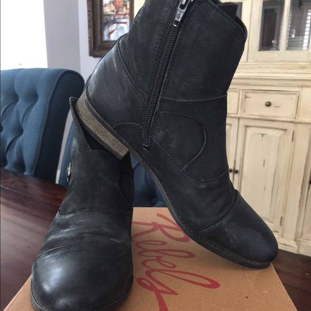 Black Size 9 Booties
